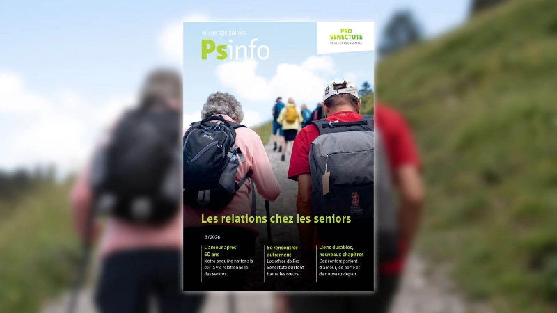 Page de couverture de Psinfo 03/2026: Les relations chez les seniors.