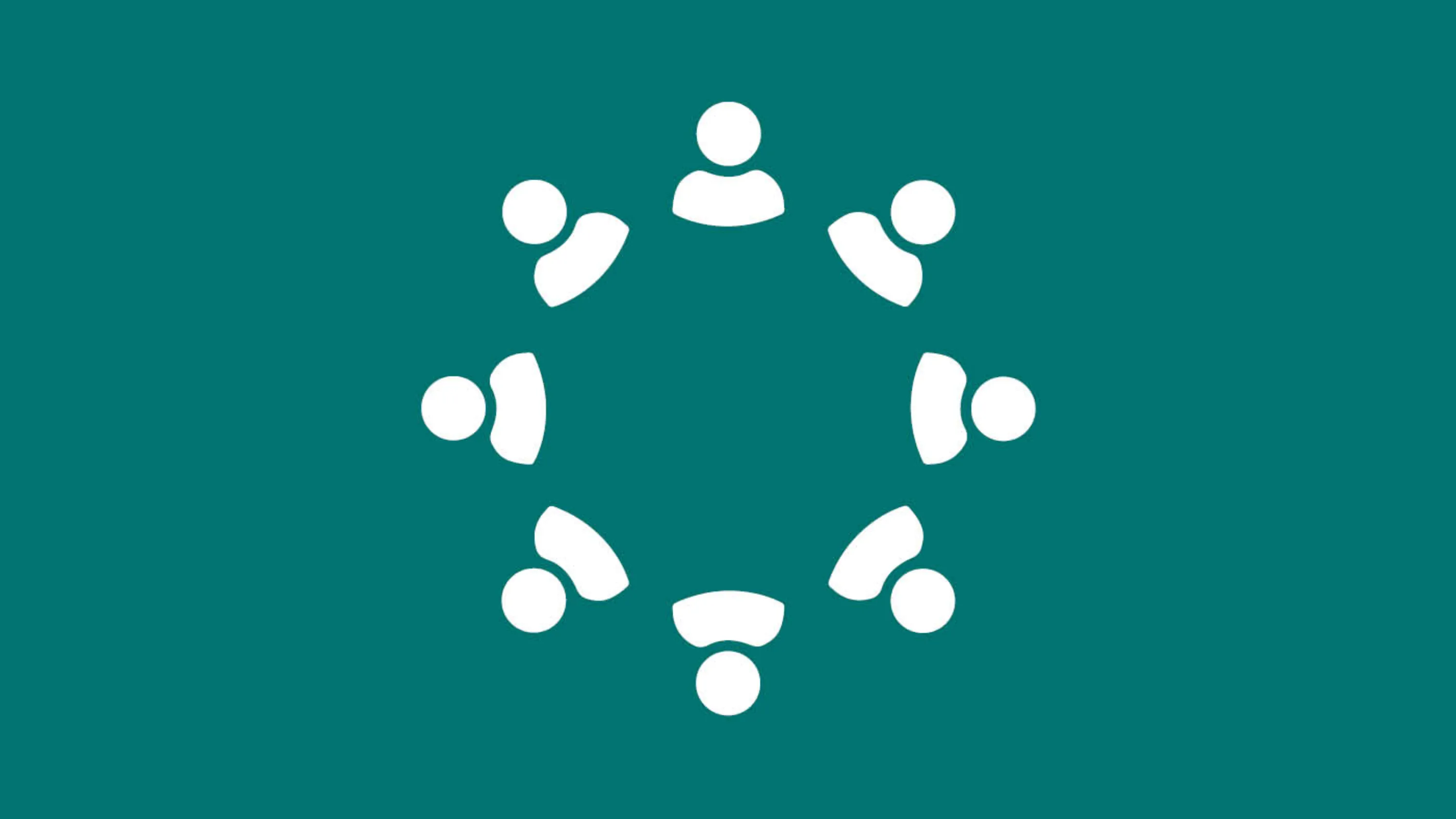 Icon mit Personen im Kreis