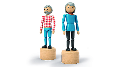 Zwei Figuren von sichergehen.ch